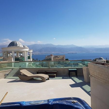 Palmore Top Luxury Penthause With Juccuzi First Line Of The Seaside Apartment Eilat Exterior photo