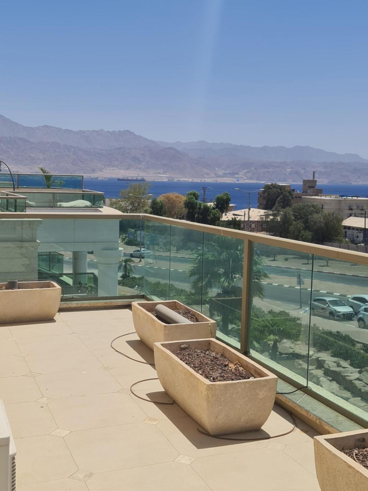 Palmore Top Luxury Penthause With Juccuzi First Line Of The Seaside Apartment Eilat Exterior photo