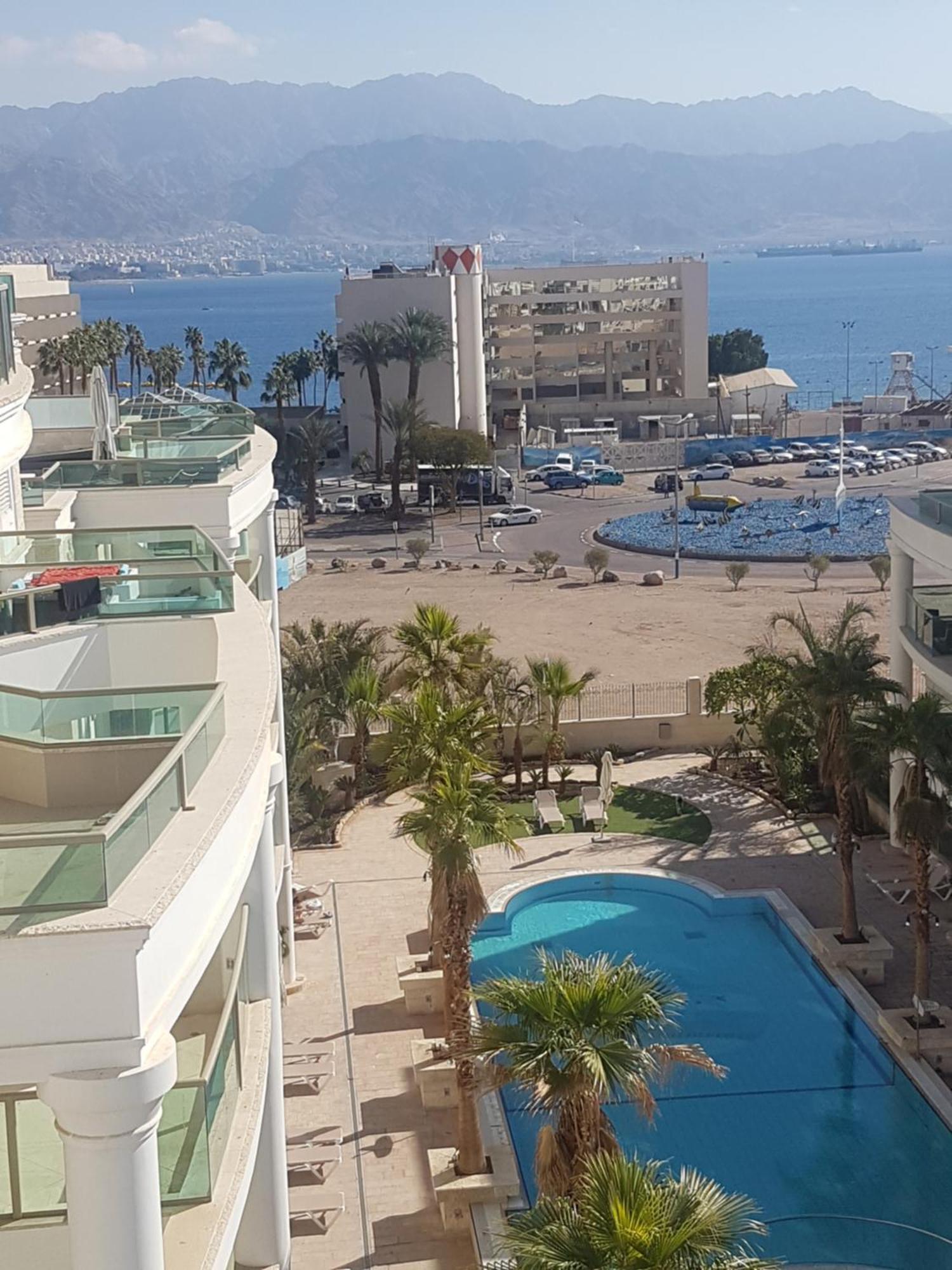 Palmore Top Luxury Penthause With Juccuzi First Line Of The Seaside Apartment Eilat Exterior photo