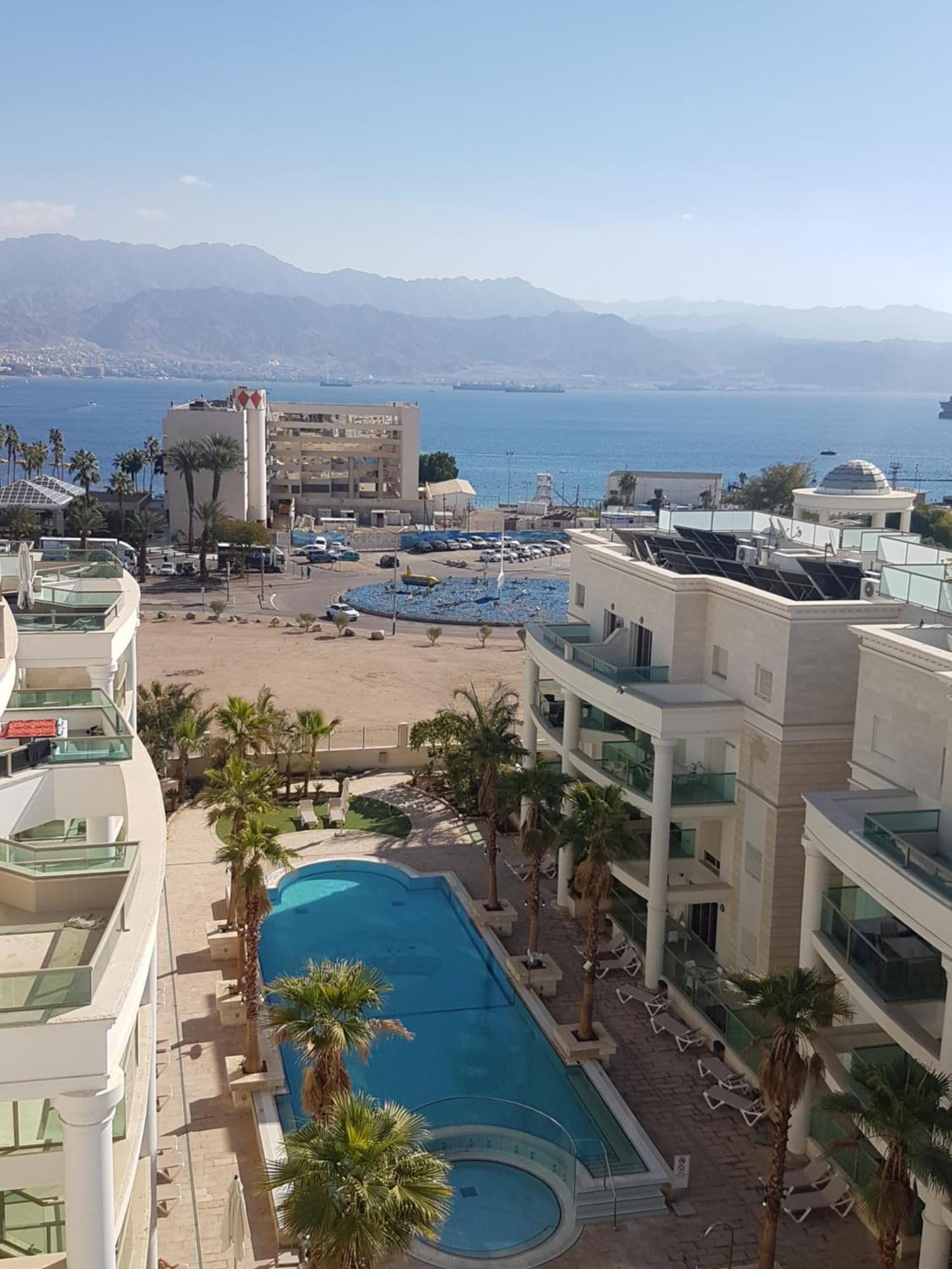 Palmore Top Luxury Penthause With Juccuzi First Line Of The Seaside Apartment Eilat Exterior photo