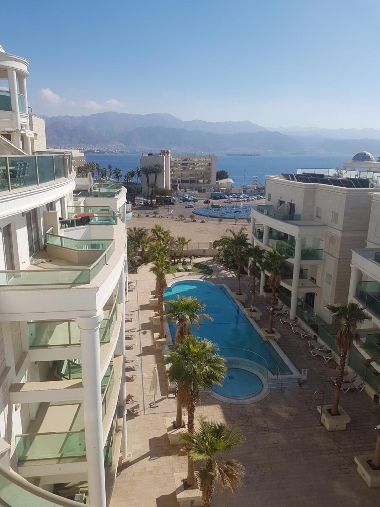 Palmore Top Luxury Penthause With Juccuzi First Line Of The Seaside Apartment Eilat Exterior photo